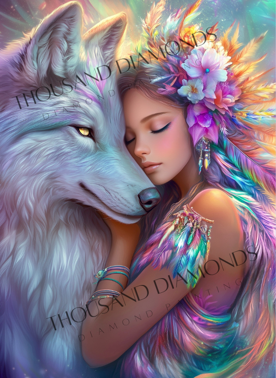 Diamond Painting Bild - Soulmates von Traumpixxel - ab 60x82cm - 155 Farben