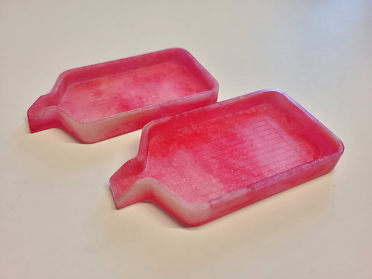 Epoxidharz Schiffchen - Pink/Rosa - Größe M