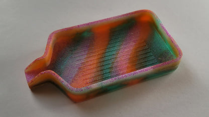 Epoxidharz Schiffchen - 70er Vibes - Größe M