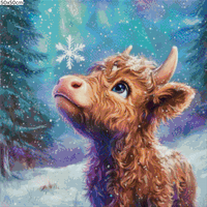 Diamond Painting Bild - Dreaming in the Winternight von Traumpixxel - ab 50x50 cm 85 Farben