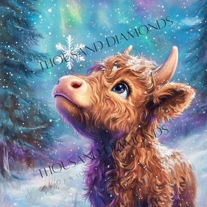 Diamond Painting Bild - Dreaming in the Winternight von Traumpixxel - ab 50x50 cm 85 Farben
