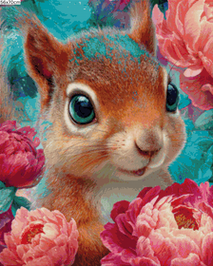 Diamond Painting Bild - Nüsschen von Funkelreich - ab 56x70 cm - 98 Farben