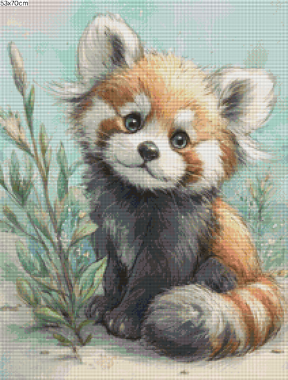 Diamond Painting Bild - Ein Funken Wildnis von Salzkatze - ab 45x60 cm - 68 Farben