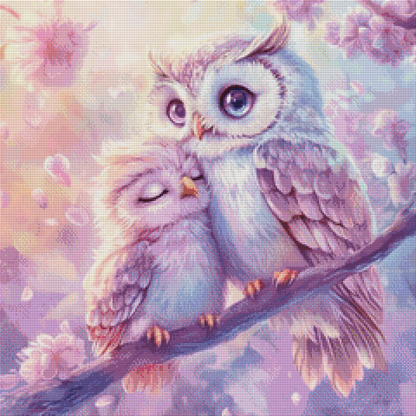 Diamond Painting Bild - Geborgenheit von Traumpixxel - 50x50 cm 65 Farben/60x60 cm 68 Farben