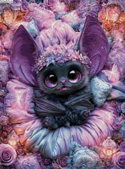 Diamond Painting Bild - Ivy, wenn Fledermäuse träumen von Sandrietta - ab 50x67cm - 70 Farben