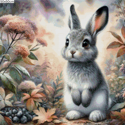 Diamond Painting Bild - Elderbloom Haven von MoozyJo.ai - ab 50x50 cm - 62 Farben