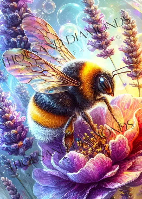 Diamond Painting Bild - Lavender Dreams von Moozy.Jo - ab 43x60cm 83 Farben