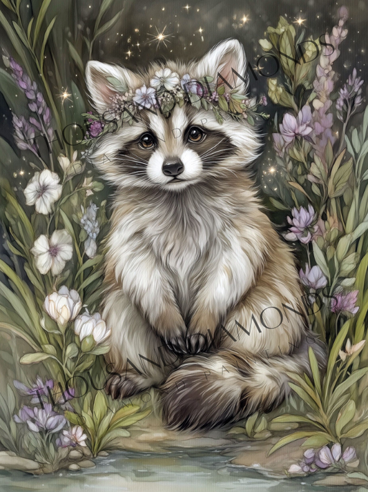 Diamond Painting Bild - Kleiner Streuner im Abendlicht von Salzkatze - ab 45x60 cm - 62 Farben