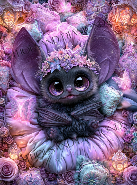 Diamond Painting Bild - Ivy, wenn Fledermäuse träumen von Sandrietta - ab 50x67cm - 70 Farben