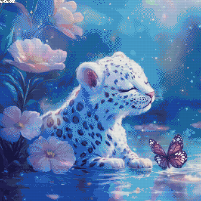 Diamond Painting Bild - Dreaming in the Twilight von Traumpixxel - 60x60cm 66 Farben/70x70cm 70 Farben