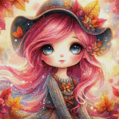 Diamond Painting Bild - Lilli von AileensCreativeArtDesgin - 50x50cm 95Farben/60x60 cm 108 Farben