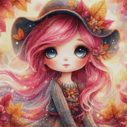 Diamond Painting Bild - Lilli von AileensCreativeArtDesgin - 50x50cm 95Farben/60x60 cm 108 Farben