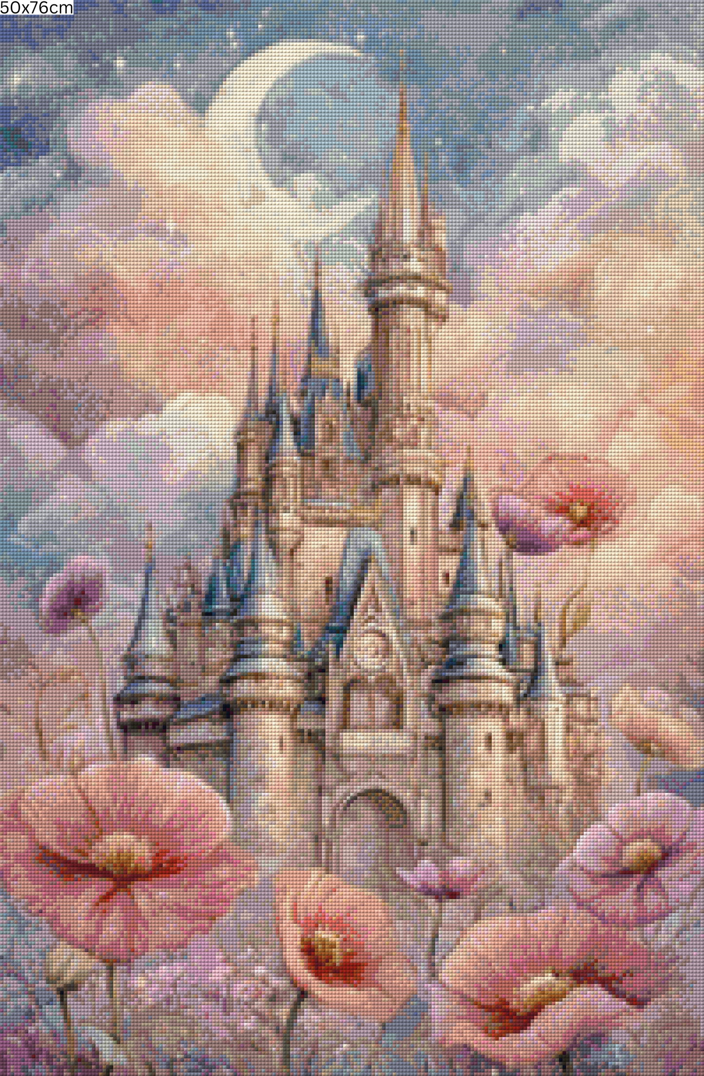 Diamond Painting Bild - Moonblush Castle von Sandrietta - ab 50x76cm - 73 Farben