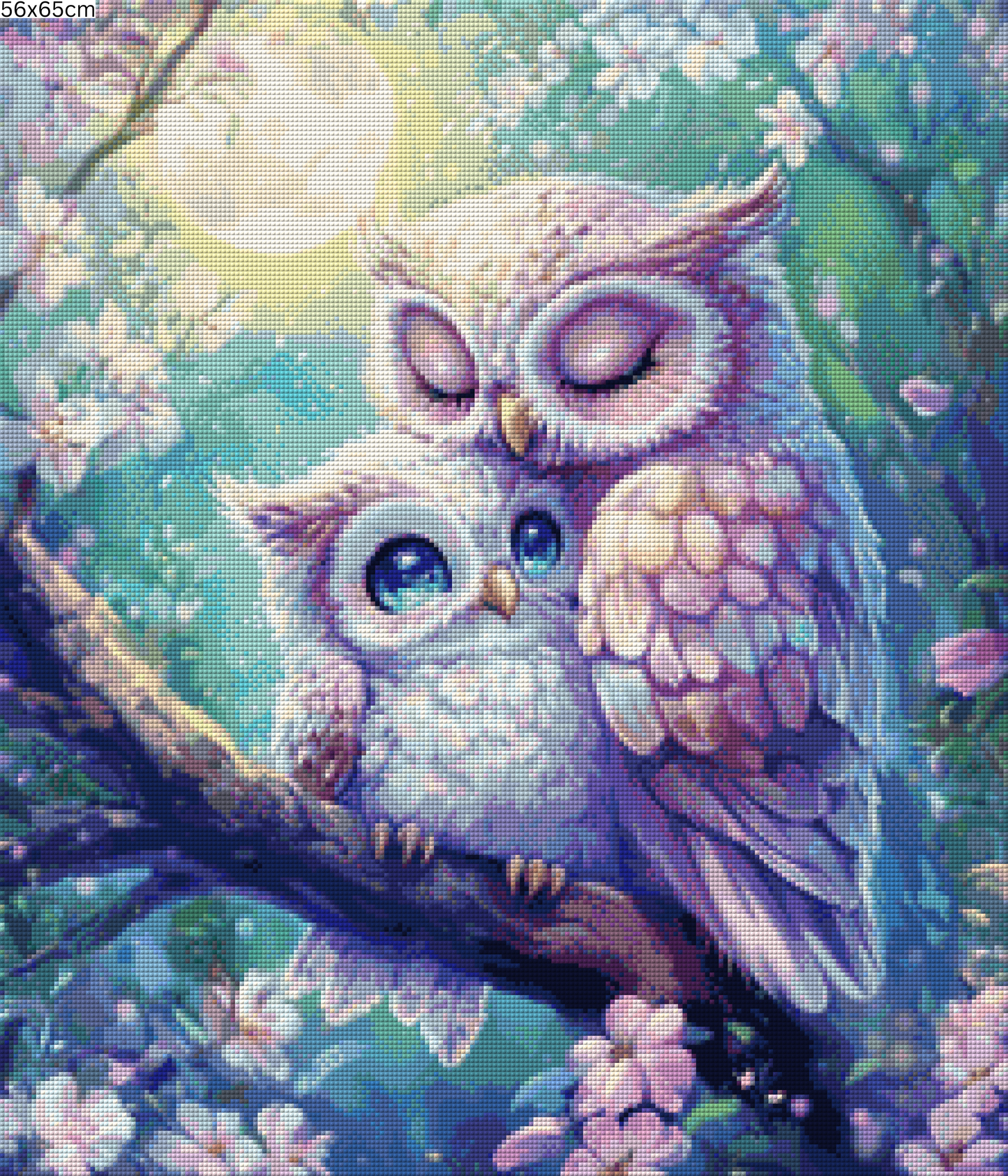 Diamond Painting Bild - Moonlight Cuddles von Traumpixxel - ab 56x65 cm 84 Farben