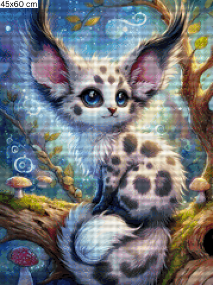 Diamond Painting Bild - Silent Grace von MoozyJo.ai - ab 45x60 cm - 105 Farben