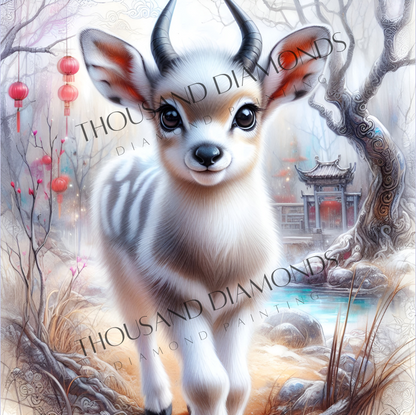 Diamond Painting Bild - Silver Glade von MoozyJo.ai - ab 50x50 cm - 70 Farben