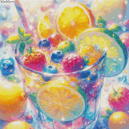 Diamond Painting Bild - Tropical Lemonade von TerraJane23 - ab 50x50cm - 83 Farben