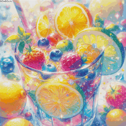 Diamond Painting Bild - Tropical Lemonade von TerraJane23 - ab 50x50cm - 83 Farben