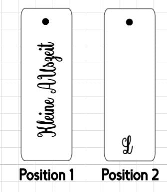 Lesezeichen - Blau, Glitzer, Hellblau