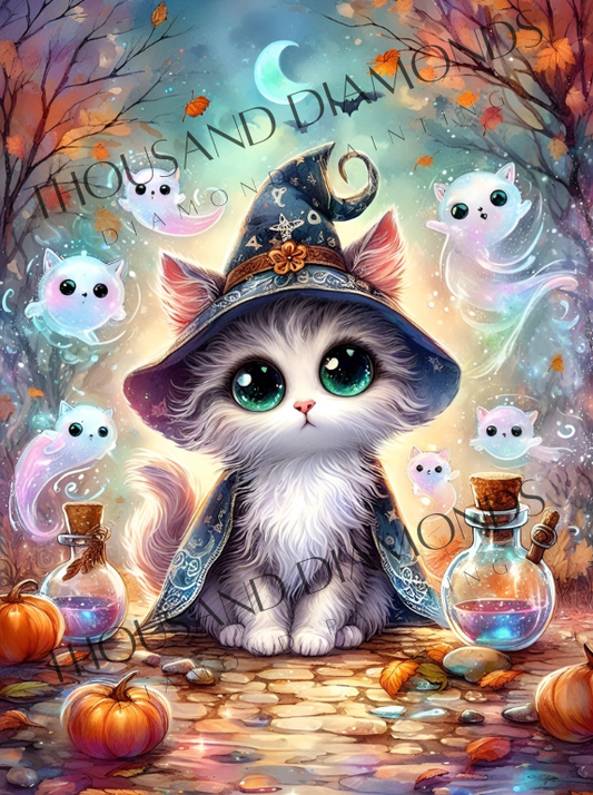 Diamond Painting Bild - Wandering Spirits von MoozyJo.ai - ab 45x60 cm - 96 Farben