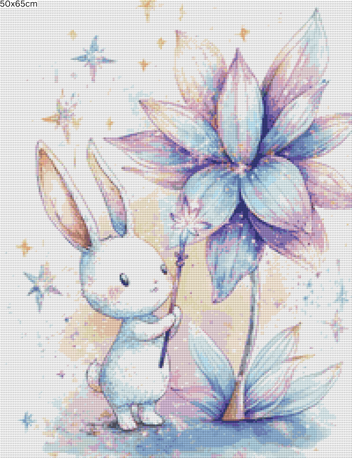 Diamond Painting Bild - Zauberhaftes Häschen von Sakura Cherry Ai - ab 40x52cm - 41 Farben